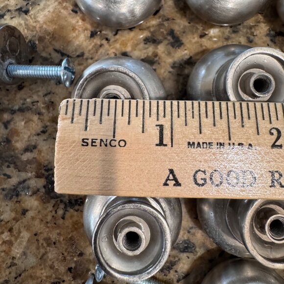 Satin Nickel Cabinet Knobs & Handles Set 11 Knobs & 3 Handles - Picture 11 of 13